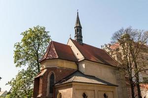 edificio histórico en cracovia. Polonia foto