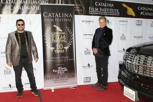 LOS ANGELES  SEP 26 - Catalina Film Festival Director Ron Truppa and Martin Kove at the Catalina Film Festival Drive Thru Red Carpet, Saturday on September 26, 2020 in Long Beach, CA photo