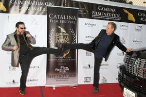 LOS ANGELES  SEP 26 - Catalina Film Festival Director Ron Truppa and Martin Kove at the Catalina Film Festival Drive Thru Red Carpet, Saturday on September 26, 2020 in Long Beach, CA photo