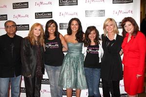 OCT 6 - Deepak Chopra, Melissa Etheridge, Namrata Singh Gujral, Barbara Mori, Jasmine Cooper, Olivia Newton John, Morgan Brittany arrives at the 1 a Minute Live Event on October 6, 2010 in Burbank, CA photo