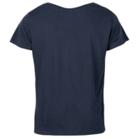 découpe de maquette de t-shirt bleu foncé, fichier png