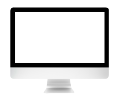 Desktop-Computer-Mockup-Ausschnitt, PNG-Datei png