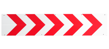rood wit gestreept bord transparant png