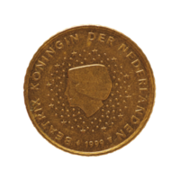 50 cents coin, European Union, Netherlands transparent PNG