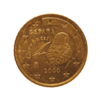 50 euro coin, European Union, Spain transparent PNG