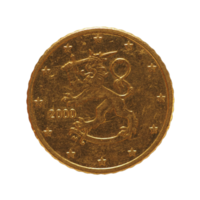 50 cents mynt, europeisk union, finland transparent png