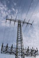 High voltage pylon for power supply photo