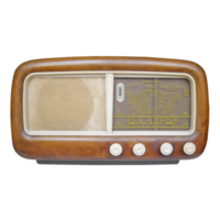 velho sintonizador de rádio transparente png