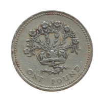 1 pound coin, United Kingdom transparent PNG