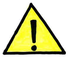 warning safety sign transparent PNG