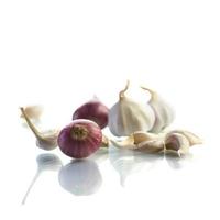 Onions and garlic photo