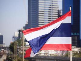 National flag of Thailand photo