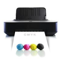 CMYK printer on a white background photo