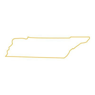 Tennesse map illustrated