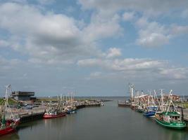 ships at dornumersiel photo