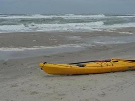 the beach of Juist in germany photo