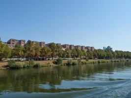 The city of Maastricht at the river Maas photo