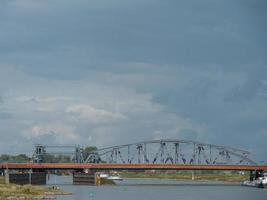 Zutphen at the river Ijssel in the netherlands photo