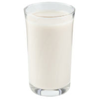 un bicchiere di latte ritagliato, file png