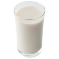 un bicchiere di latte ritagliato, file png