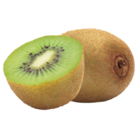 Kiwi fruit cutout, Png file