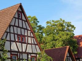 la pequeña ciudad de kandel en el pfalz alemán foto