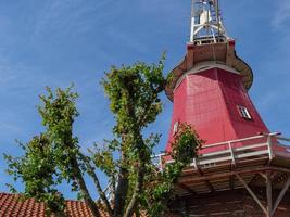 the harbor of Greetsiel in germany photo