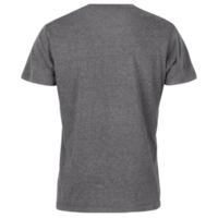 Gray T shirt mockup cutout, Png file