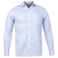 Blue shirt mockup cutout, Png file