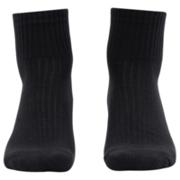 schwarze Socken-Mockup-Ausschnitt, png-Datei png