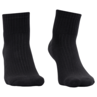 Black socks mockup cutout, Png file