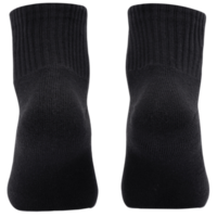 schwarze Socken-Mockup-Ausschnitt, png-Datei png