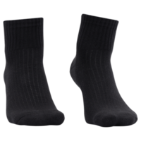 Black socks mockup cutout, Png file