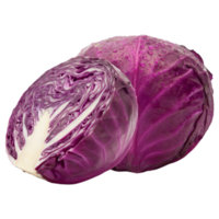 Red cabbage cutout, Png file