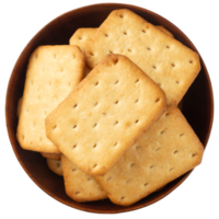 Cracker in the bowl cutout, Png file