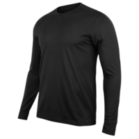 schwarzer Langarm-T-Shirt-Modellausschnitt, Png-Datei png
