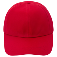 Red cap mockup cutout, Png file