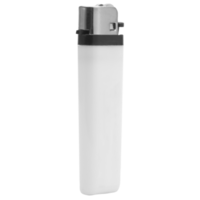 White lighter mockup cutout, Png file