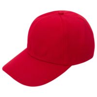 Red cap mockup cutout, Png file