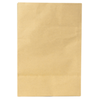 recorte de maqueta de bolsa de comida de cartón, archivo png