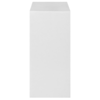 White tall box mockup cutout, Png file