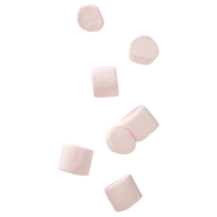 Falling marshmallow cutout, Png file