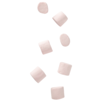 recorte de marshmallow caindo, arquivo png