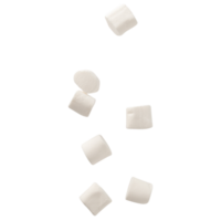 Falling marshmallow cutout, Png file