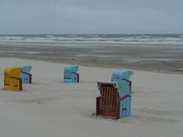 the beach of Juist in germany photo