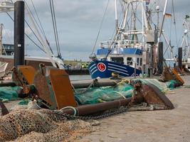 Dornumersiel at the german north sea coast photo