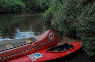 the river Ems near Weener in germany photo