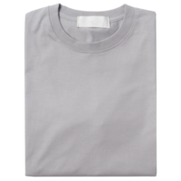 Gray T shirt mockup cutout, Png file