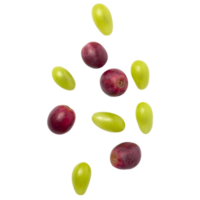 recorte de uvas cayendo, archivo png