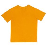gelber T-Shirt-Mockup-Ausschnitt, png-Datei png